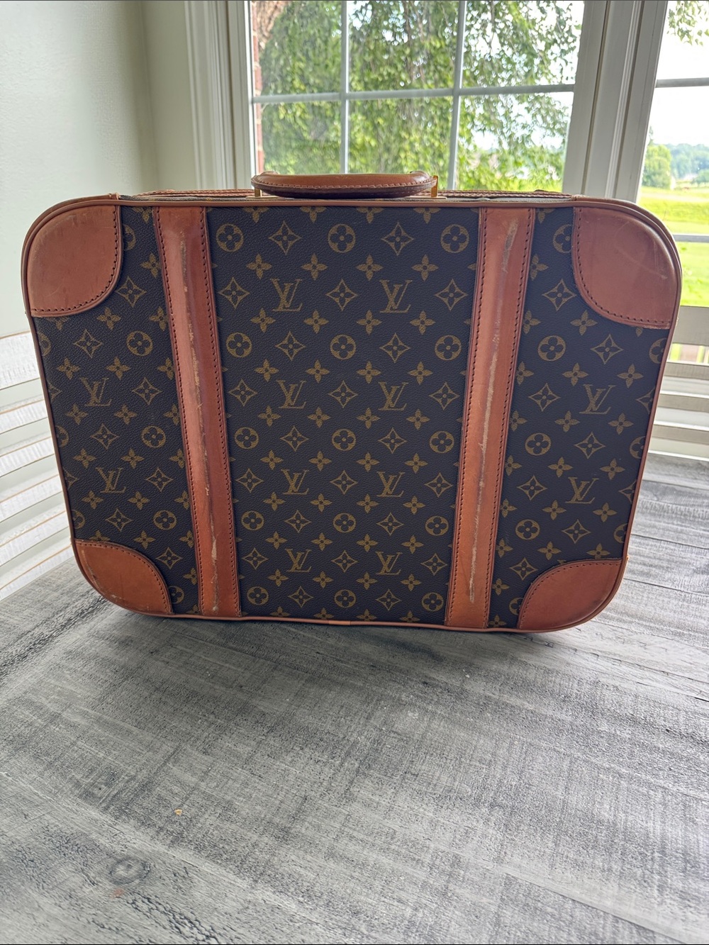 Louis Vuitton Monogram suitcase, weekend bag